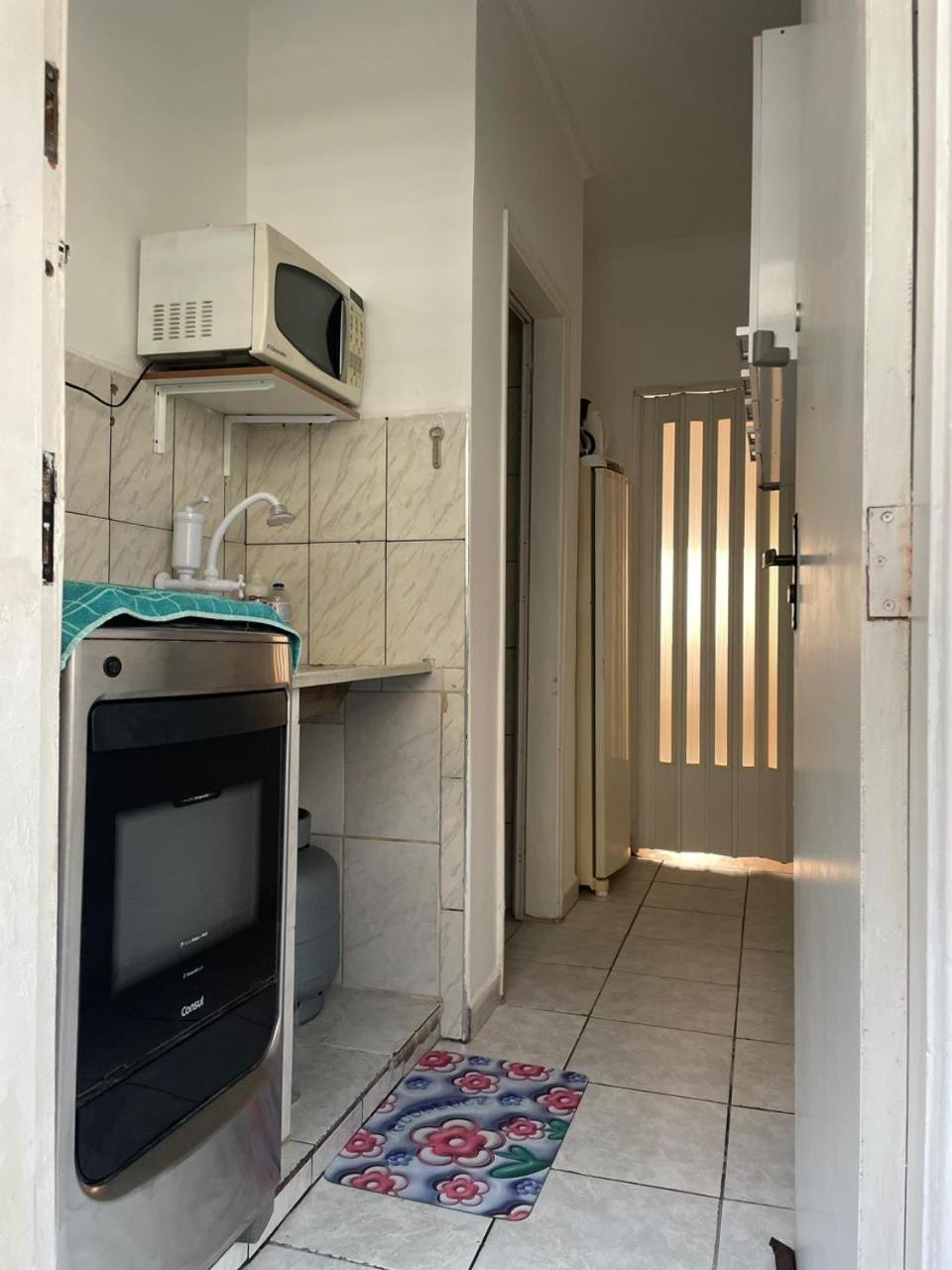 Apartamento Pe Na Areia São Vicente Exterior foto