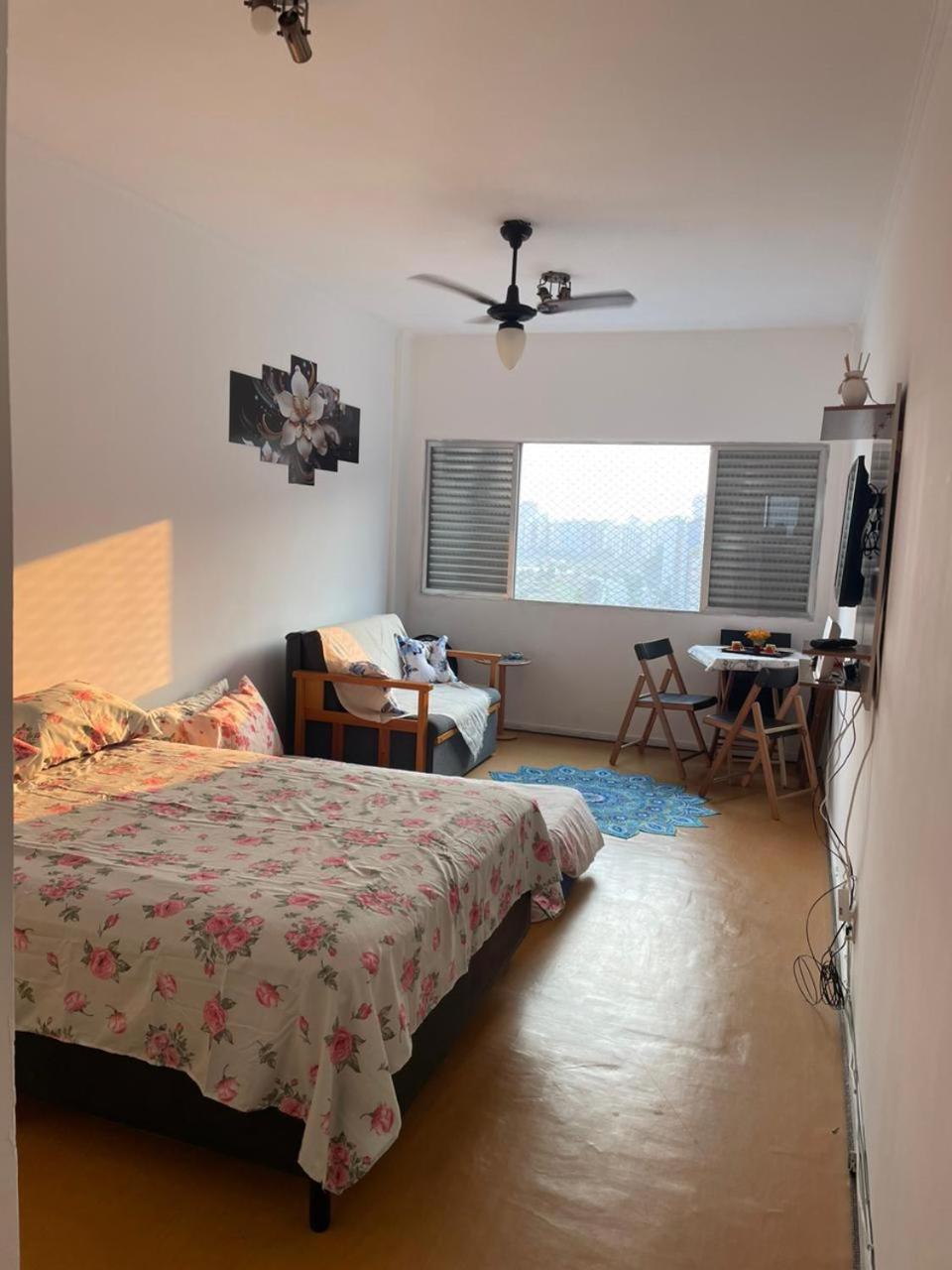 Apartamento Pe Na Areia São Vicente Exterior foto